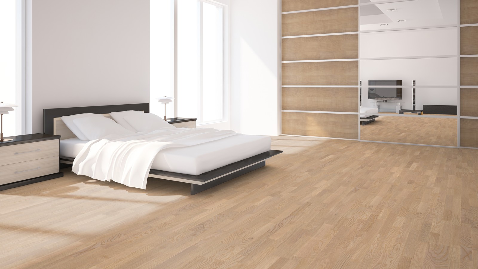 Scheucher Parkett Woodfloor 182 3-Stab Eiche Classic Perla Tenseo X-Matt