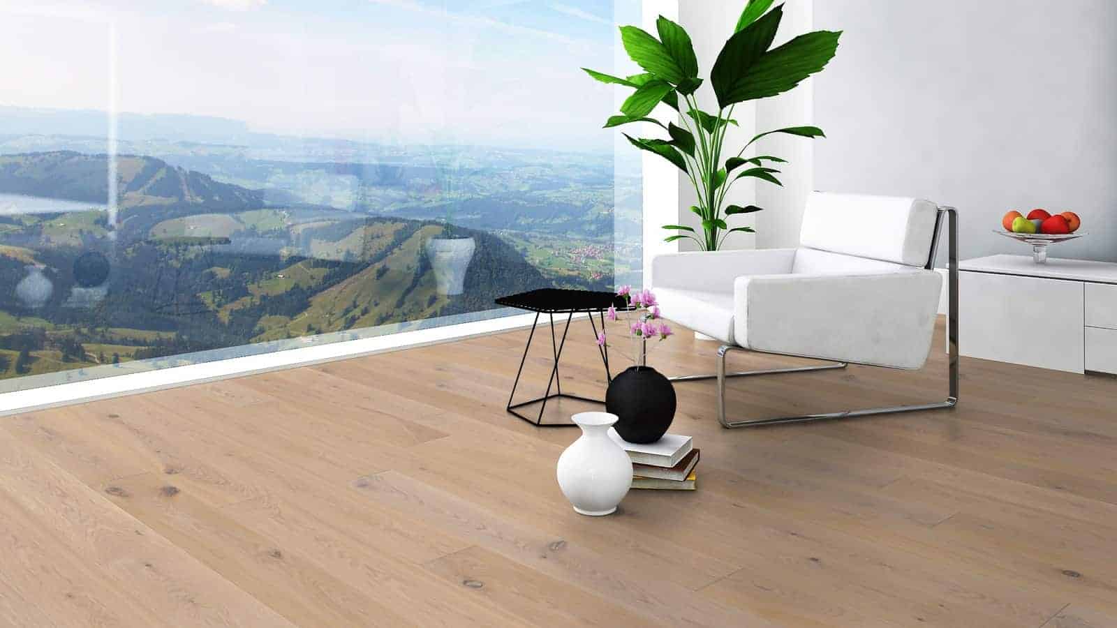 Scheucher Parkett Diele Woodfloor 182 1-Stab Eiche Country Bianca Valetta Seda 16138