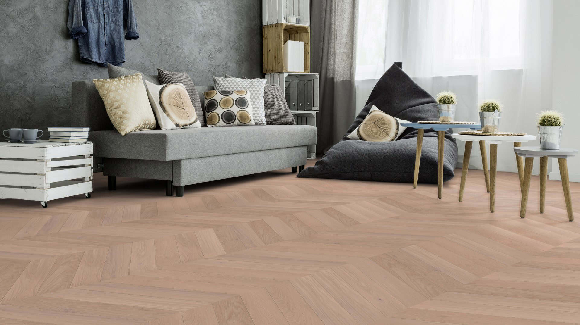 Weitzer Stab 750 Eiche Kaschmir lebhaft gebürstet gefast ProVital finish 69694